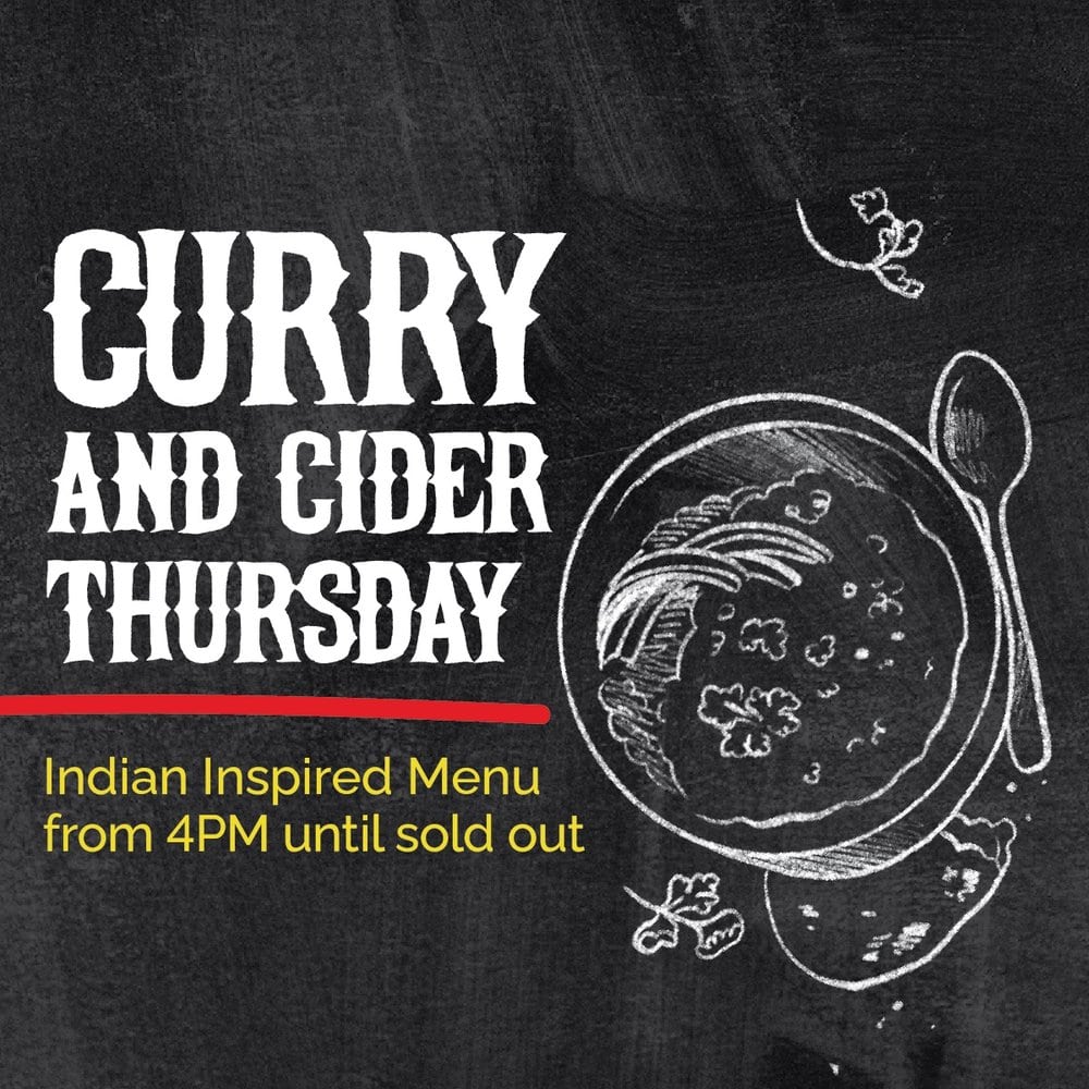 Curry & Cider Thursday - Clean Slate Wine Bar